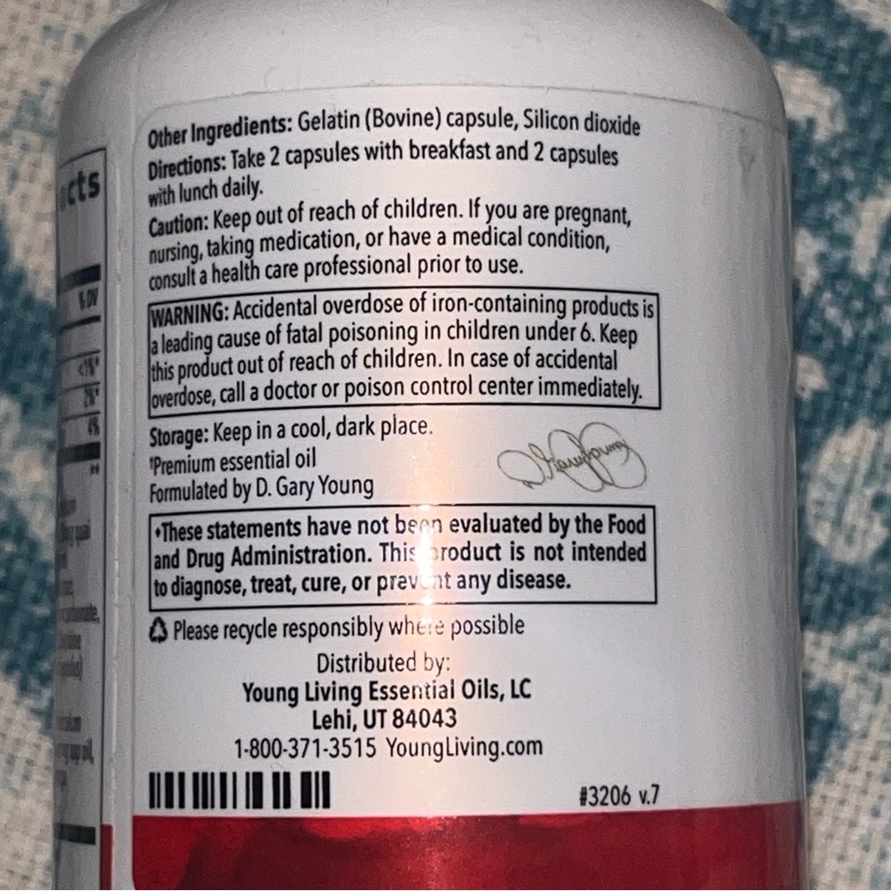 Young Living Femigen 60 Capsules Each New & Sealed/Set of 3 - Picture 3 of 3